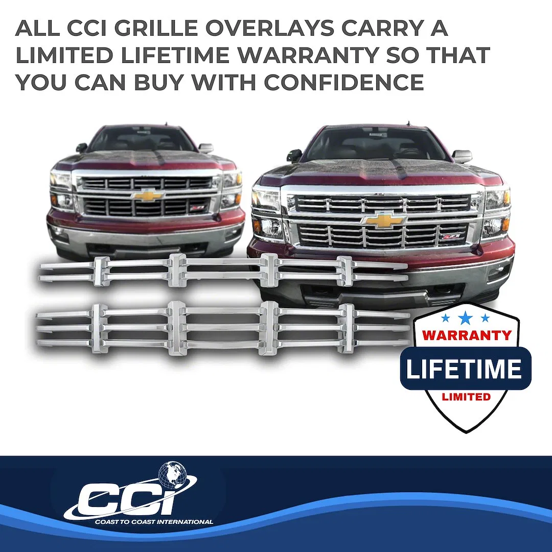 IWCGI125 – COAST2COAST Grille Insert, Overlay 2 Piece Chrome Plated ABS Plastic - view 3